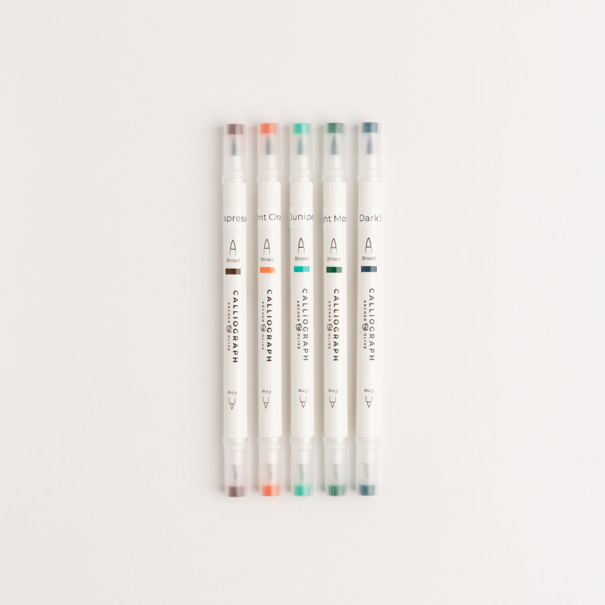 Calliograph Pens Autumn Midnight - 5 Pack - Archer and Olive