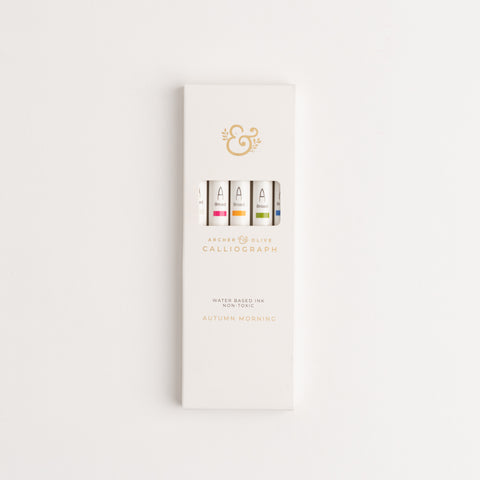 Calliograph Pens Autumn Morning - 5 Pack - Archer and Olive