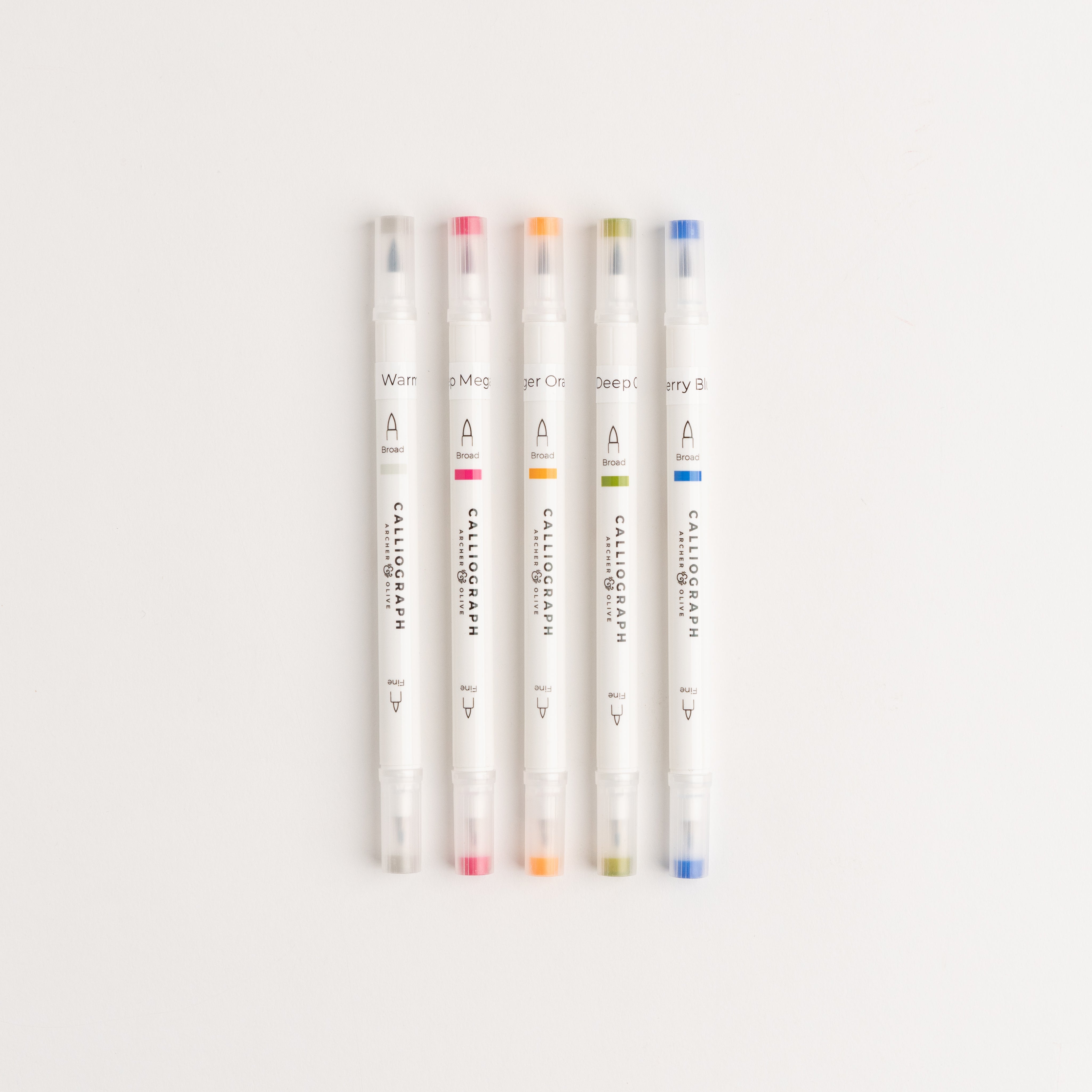 Calliograph Pens Autumn Morning - 5 Pack - Archer and Olive