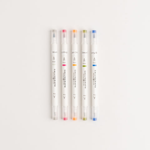 Calliograph Pens Autumn Morning - 5 Pack - Archer and Olive