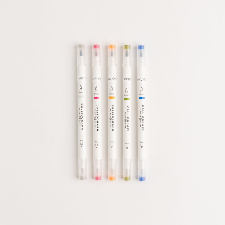 Calliograph Pens Autumn Morning - 5 Pack - Archer and Olive