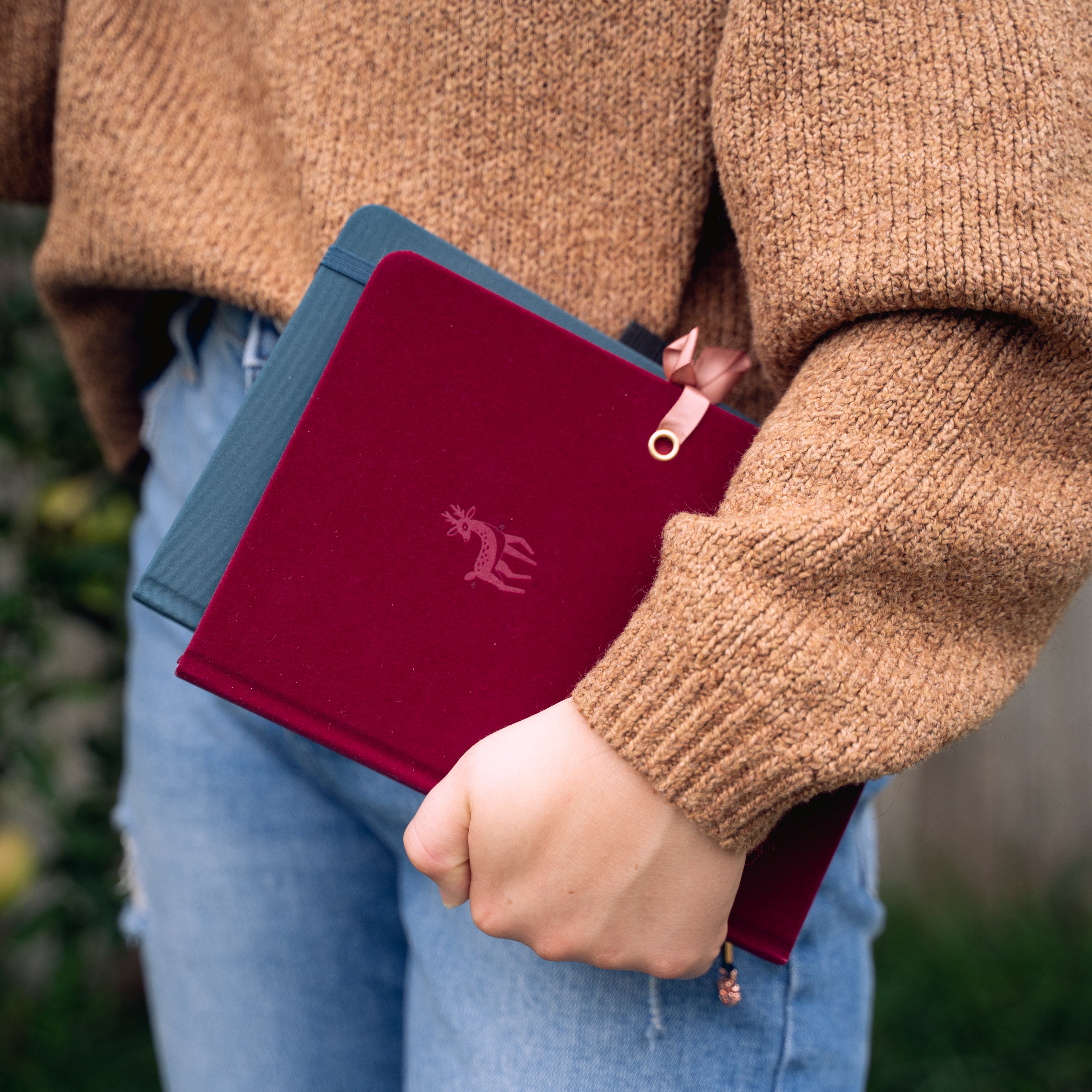 Curious Deer Dot Grid Notebook - Archer and Olive