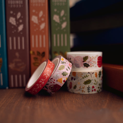 Pumpkin & Fall Foliage Washi Tape Set - Archer and Olive
