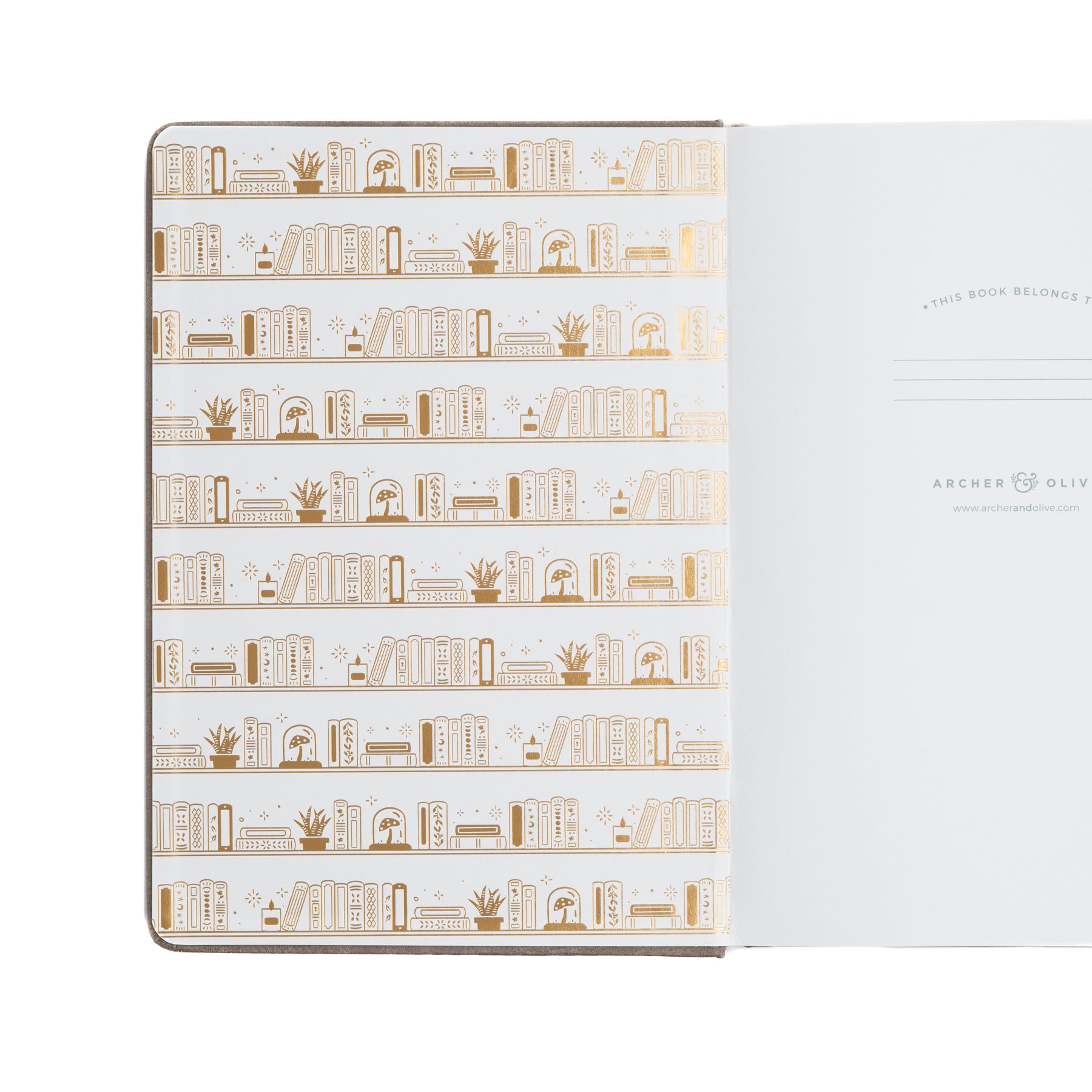 Bookshelf Reading Journal - Archer and Olive