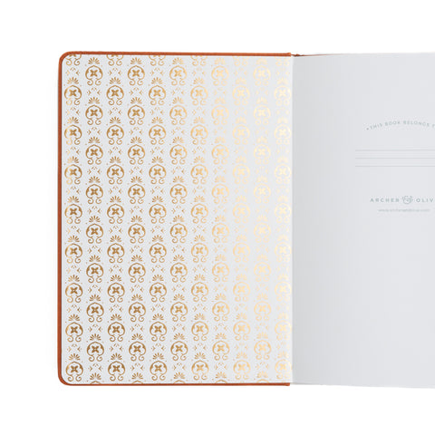 Chrysanthemum Dot Grid Notebook - Archer and Olive