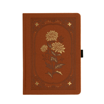 Chrysanthemum Dot Grid Notebook - Archer and Olive