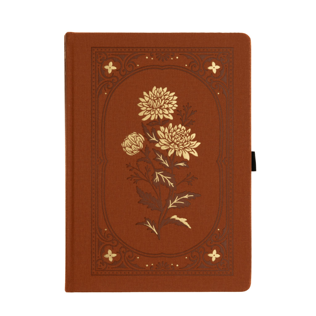 Chrysanthemum Dot Grid Notebook - Archer and Olive