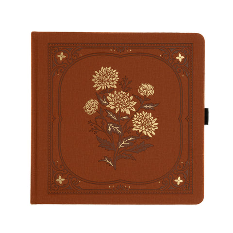 Chrysanthemum Dot Grid Notebook - Archer and Olive