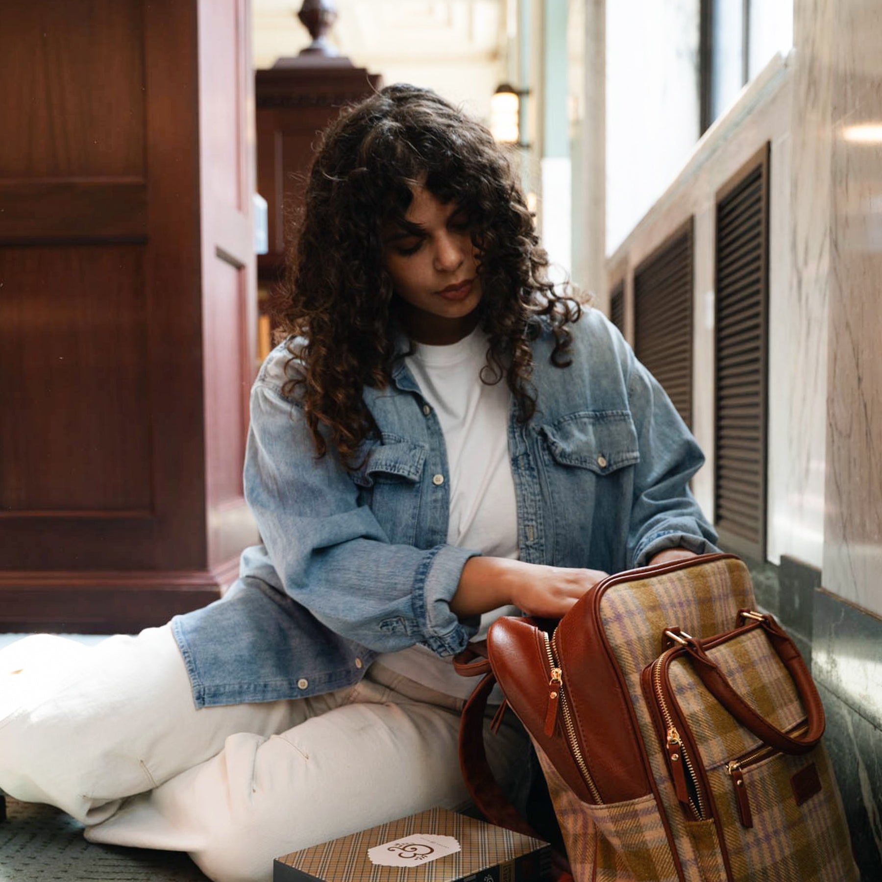 Forest Findings Plaid Backpack - Archer and Olive