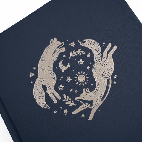 Forest Foxes Dot Grid Notebook