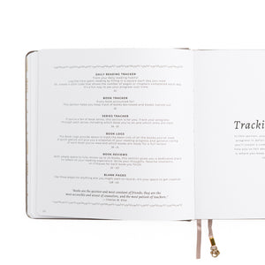 Open book with text on a white background