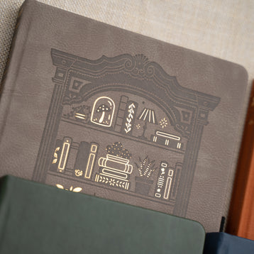 Bookshelf Dot Grid Notebook - Archer and Olive