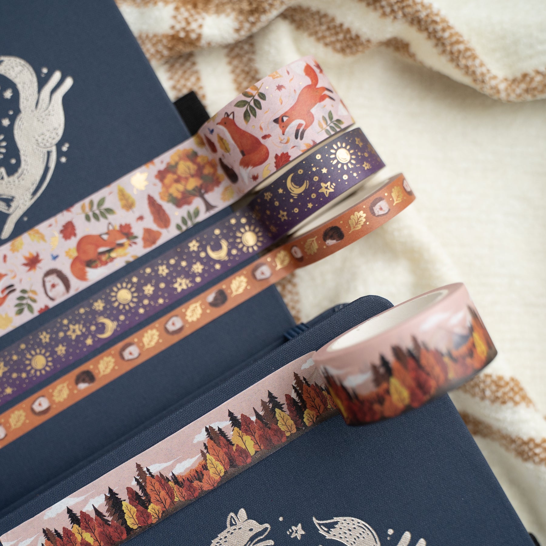 Forest Foxes Washi Tape Set - Archer and Olive