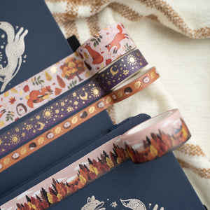 Forest Foxes Washi Tape Set - Archer and Olive