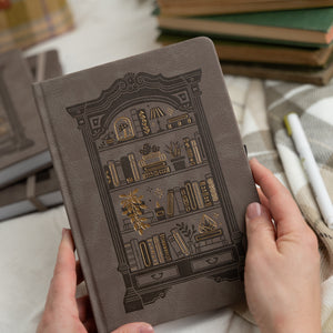 Bookshelf Dot Grid Notebook - Archer and Olive