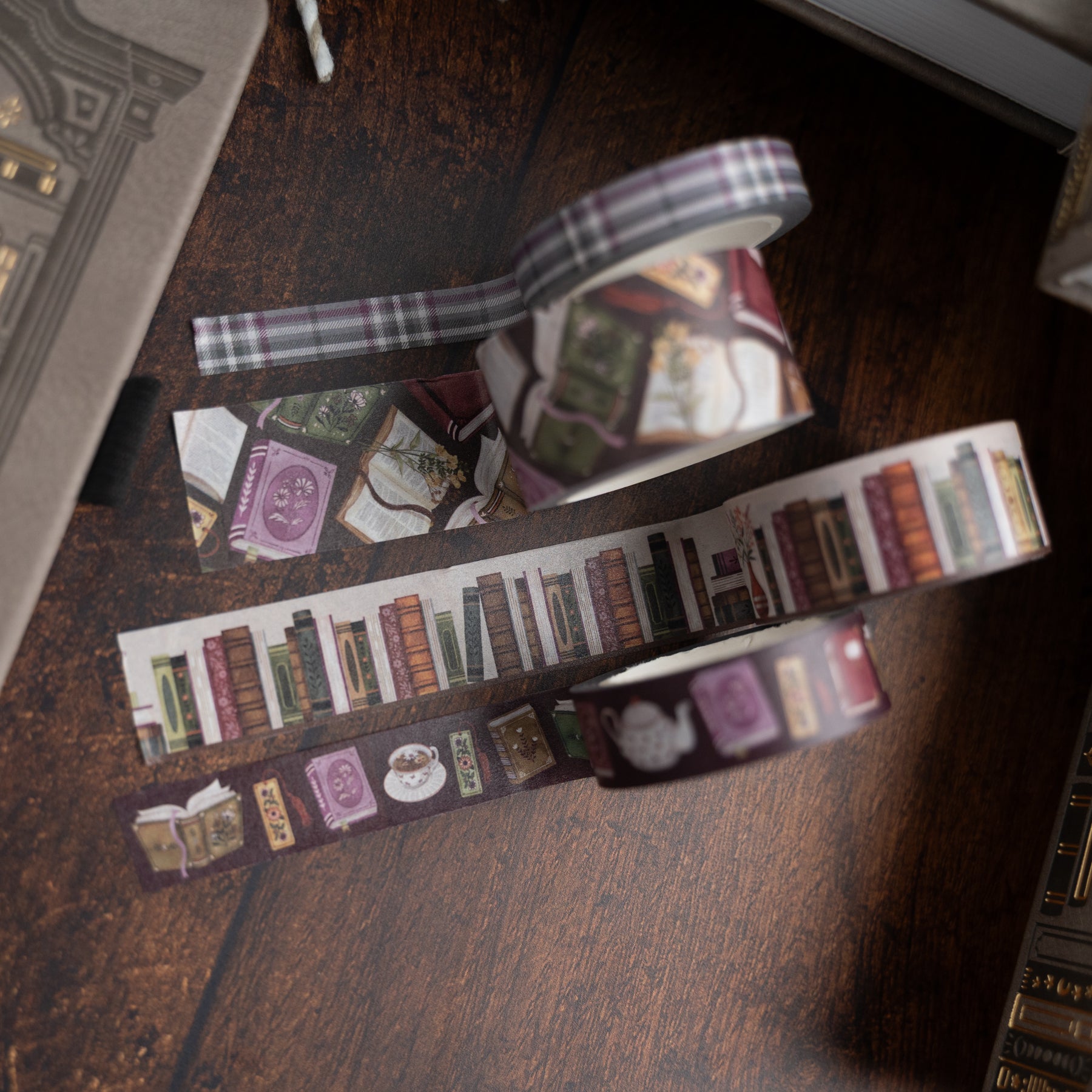Bookshelf Washi Tape Set - Archer and Olive