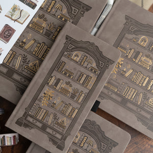 Bookshelf Dot Grid Notebook - Archer and Olive