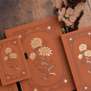 Chrysanthemum Dot Grid Notebook - Archer and Olive