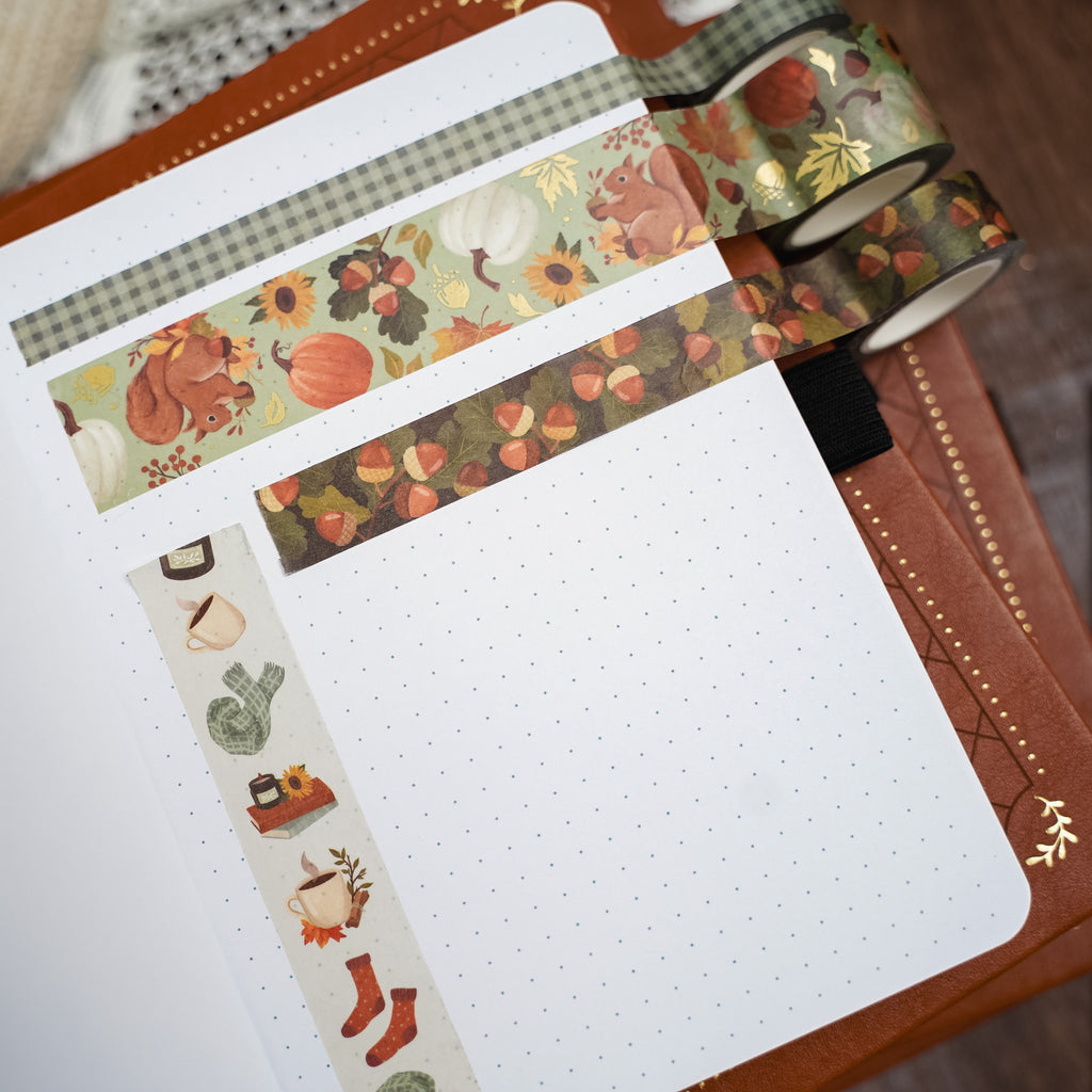 Acorns Washi Tape Set - Archer and Olive