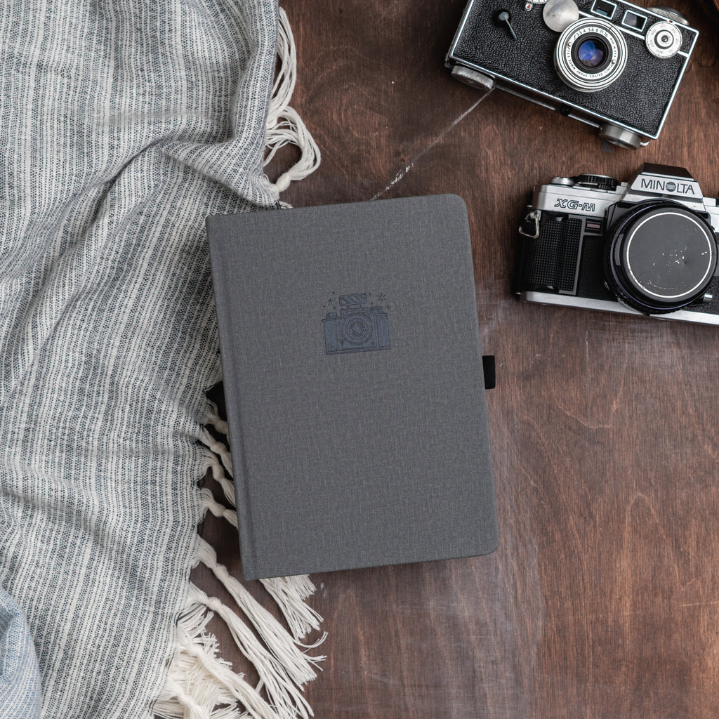 B5 Vintage Camera: Dot Grid Notebook - Archer and Olive