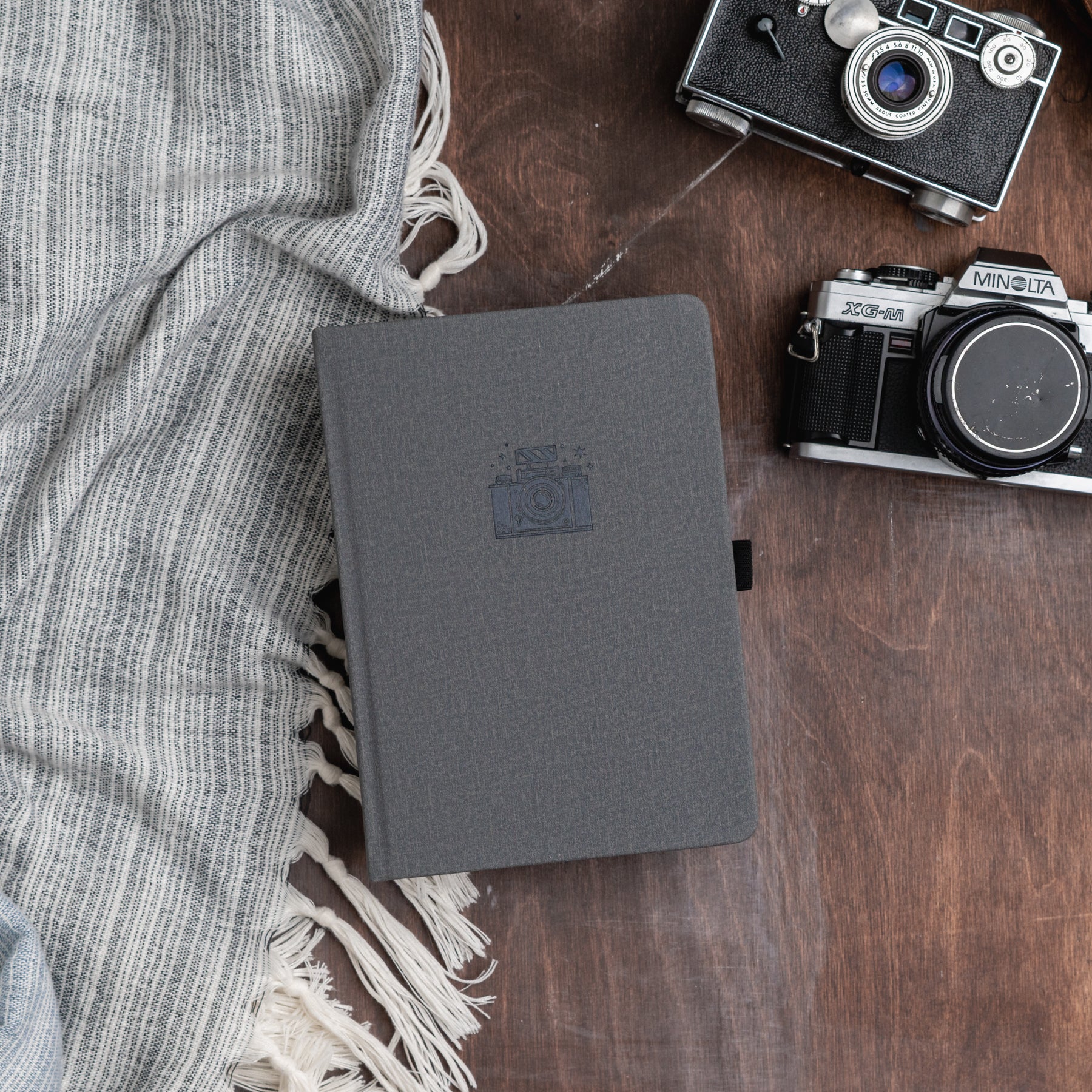 B5 Vintage Camera: Dot Grid Notebook - Archer and Olive