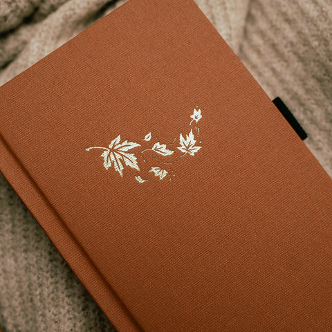 A5: Swirling Leaves: Dot Grid Notebook