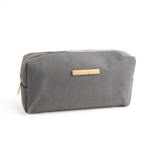Wolf Lined Boxy Zipper Pouch - Archer and Olive
