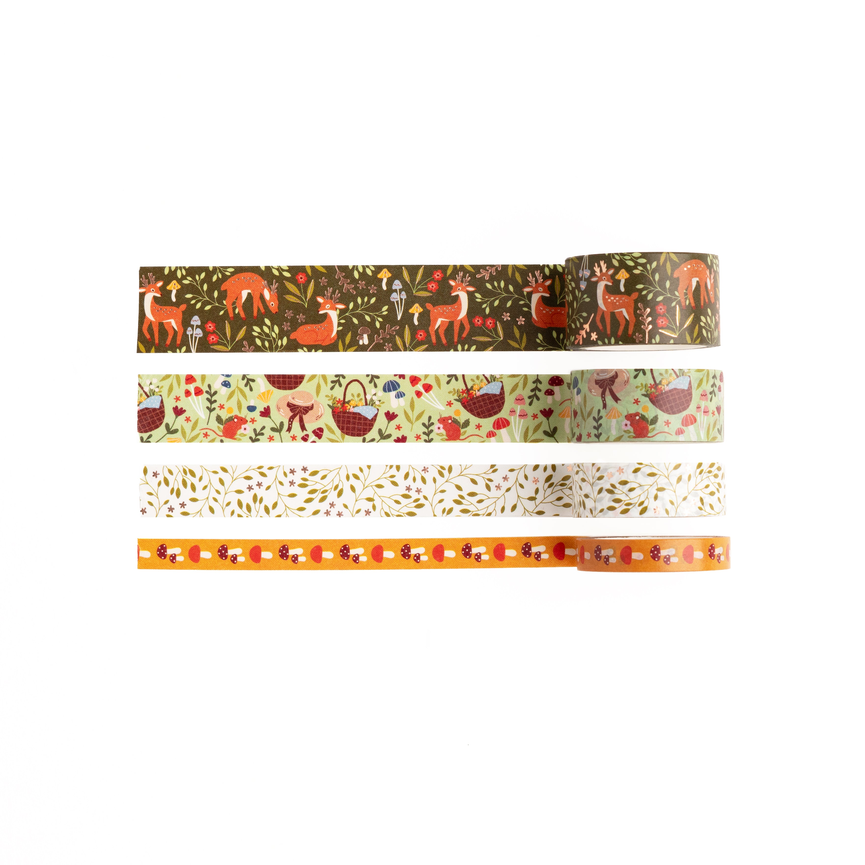 Deer & Field Mouse Washi Tape Set - Archer and Olive