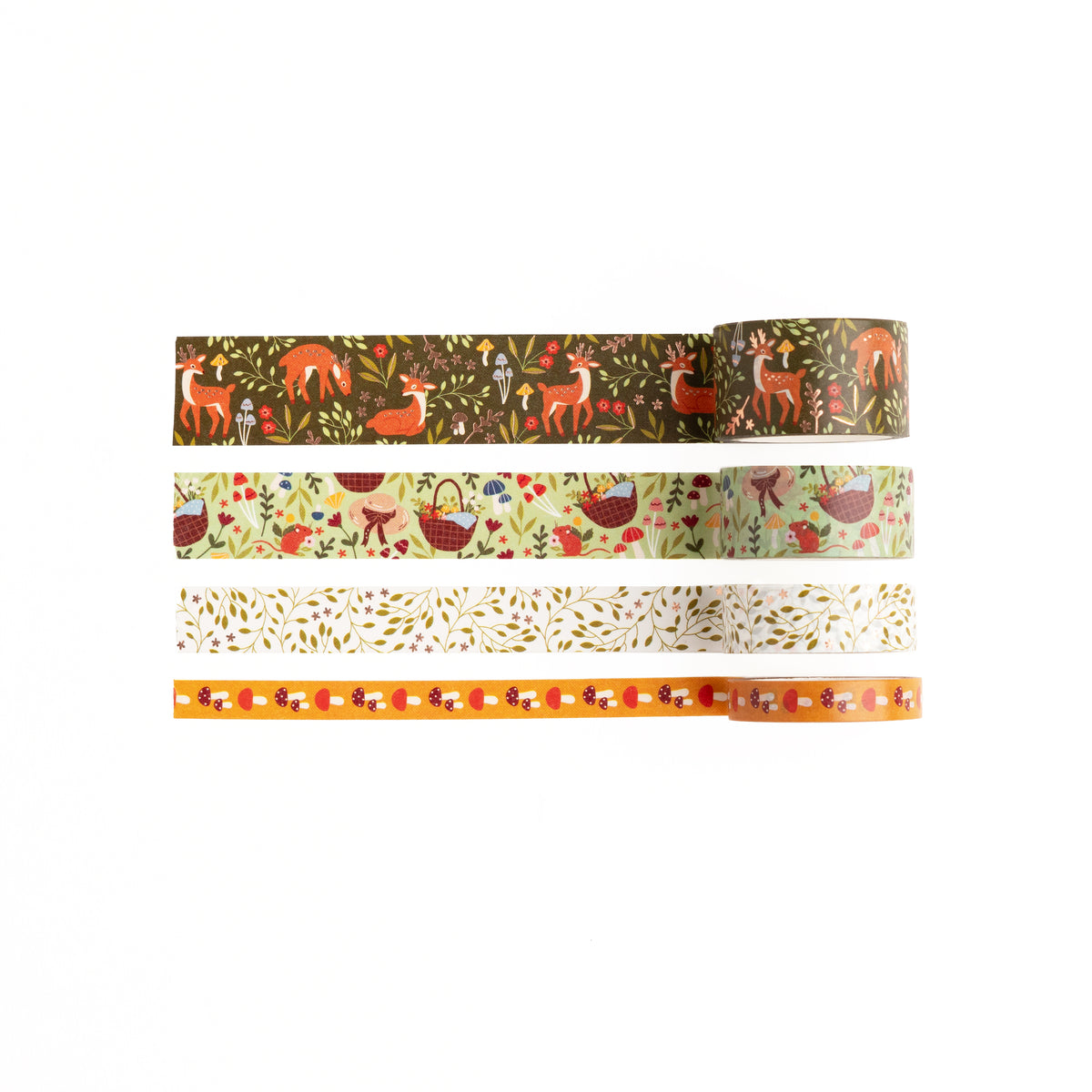 Deer & Field Mouse Washi Tape Set - Archer and Olive