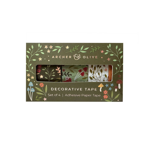 Deer & Field Mouse Washi Tape Set - Archer and Olive