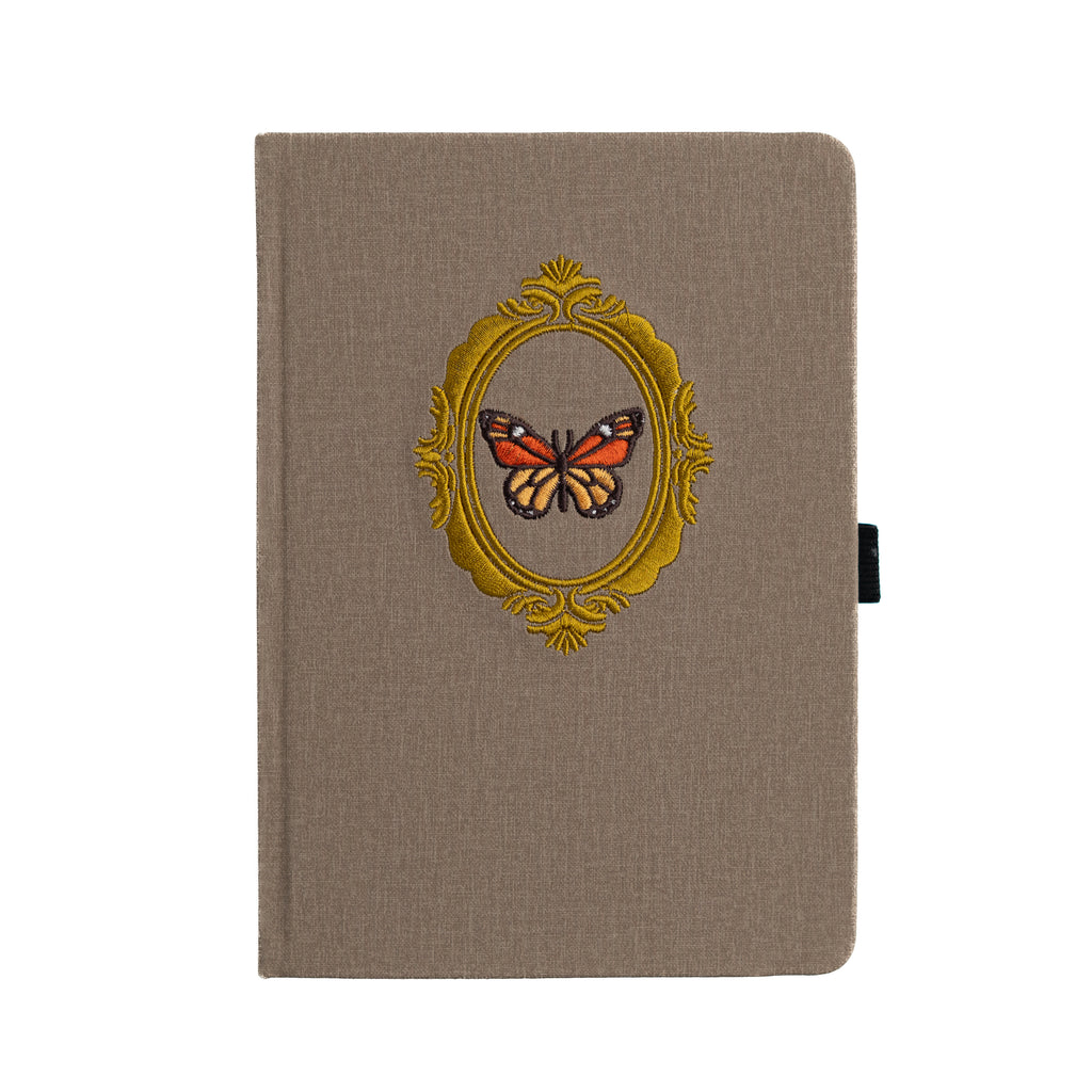 Nature’s Curiosities A5 Dot Grid Notebook: Flutter in Frame