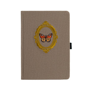 Nature’s Curiosities A5 Dot Grid Notebook: Flutter in Frame