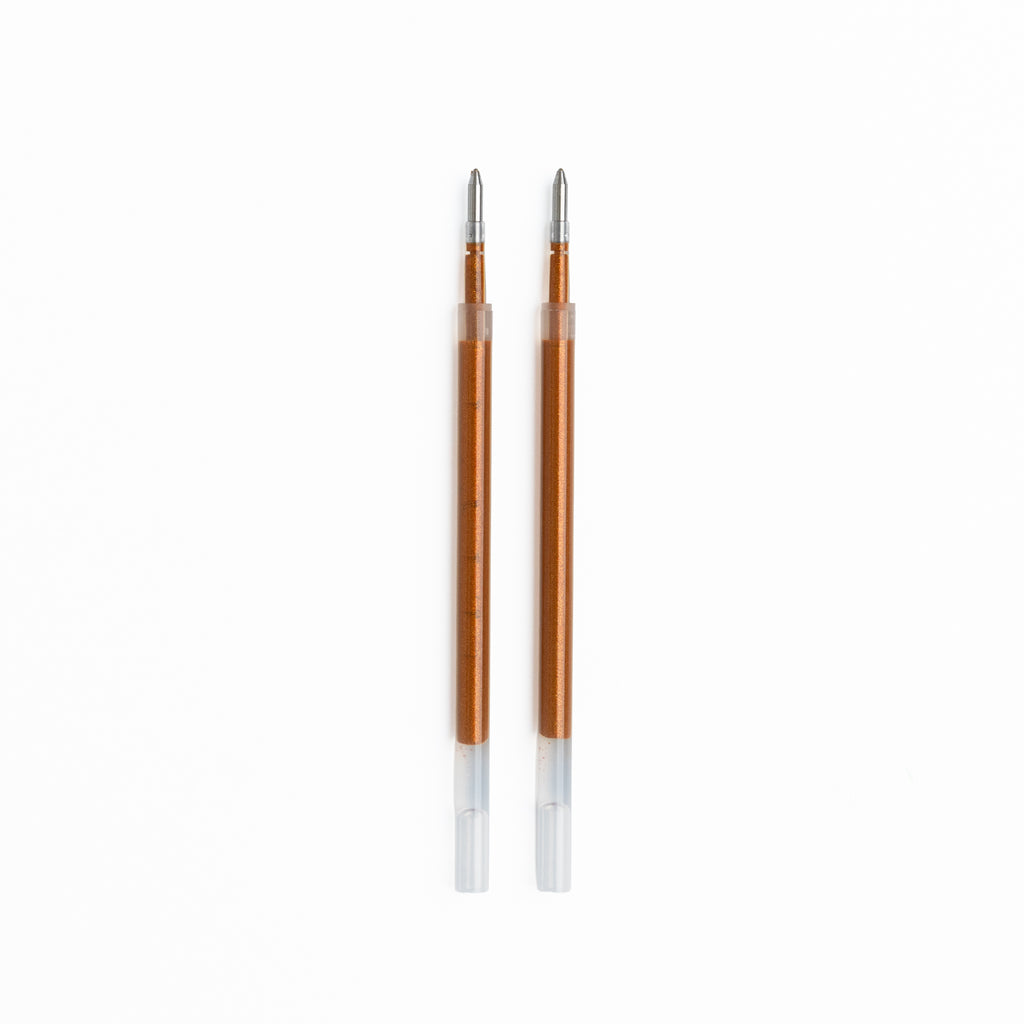 Glittery Gold Gel Pen Refills .8mm | Set of 2