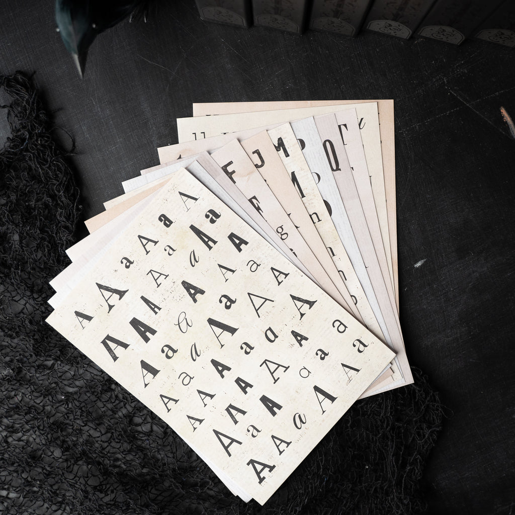 Deluxe Halloween Letter Sticker Set - Archer and Olive