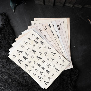Deluxe Halloween Letter Sticker Set - Archer and Olive