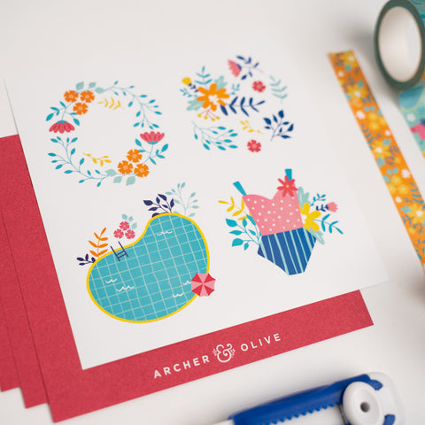July Monthly Kit - Archer and Olive