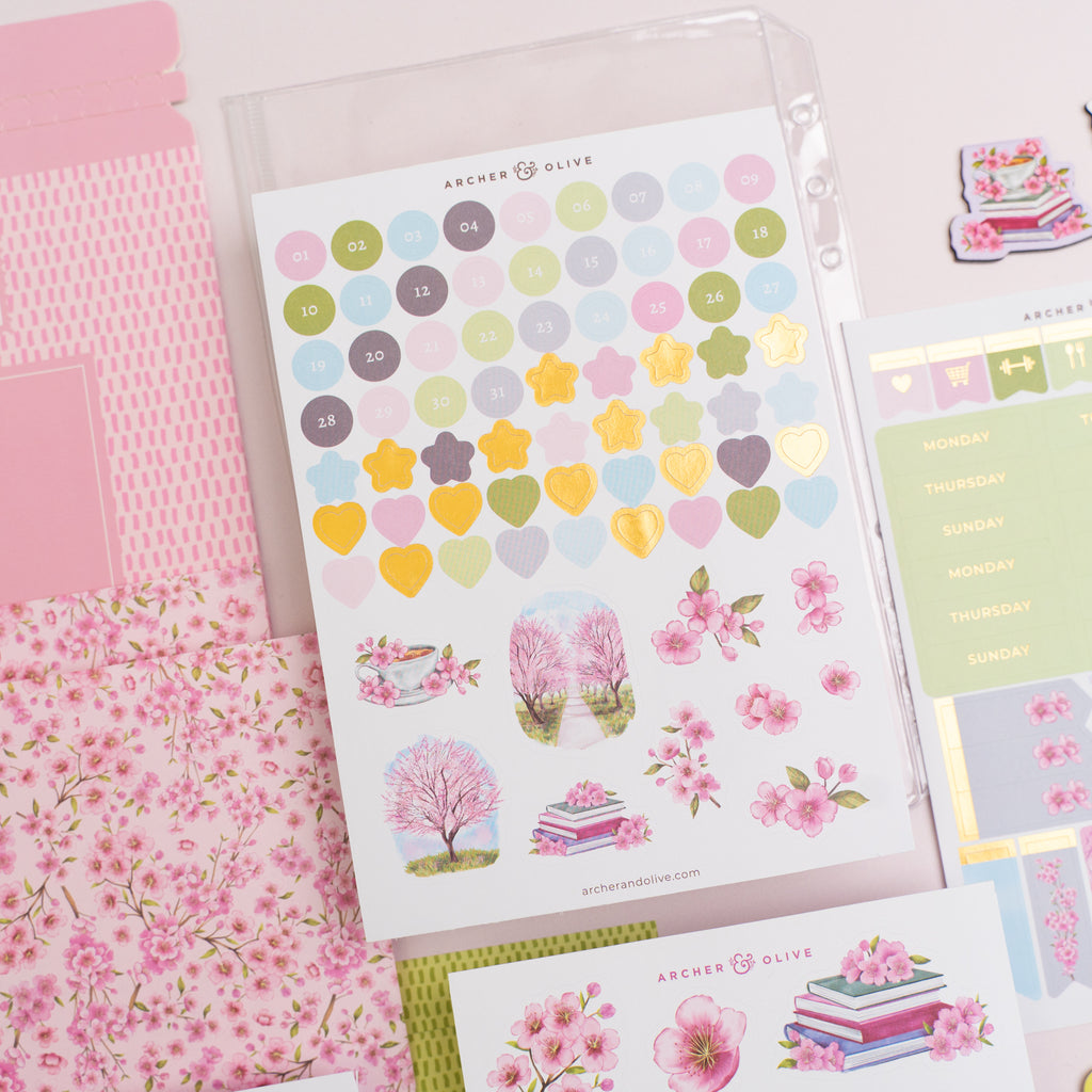 Cherry Blossoms Kit - Archer and Olive