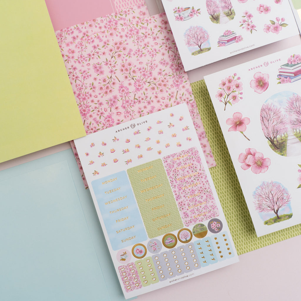 Cherry Blossoms Kit - Archer and Olive
