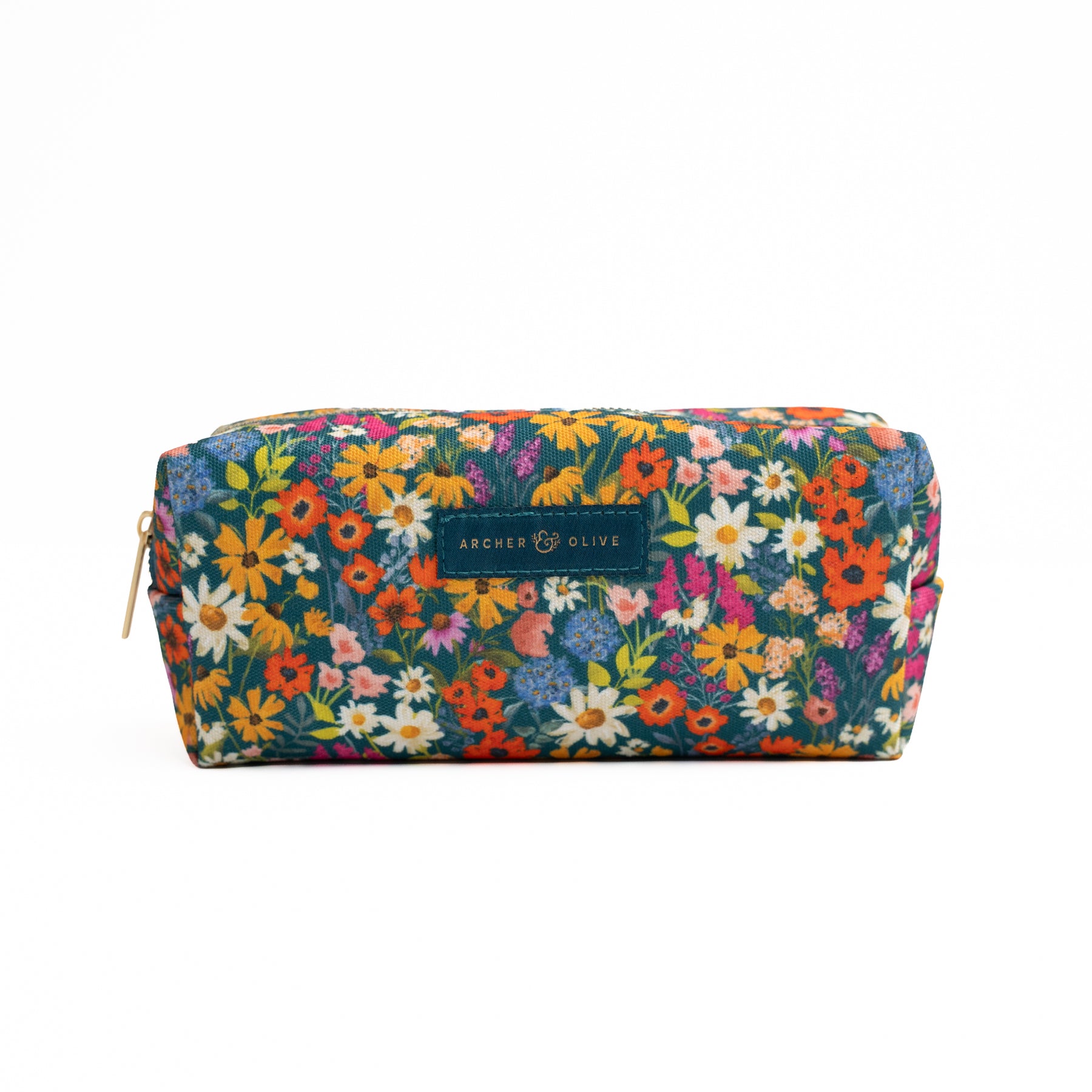 Meadow & Vine Boxy Zipper Pouch - Archer and Olive
