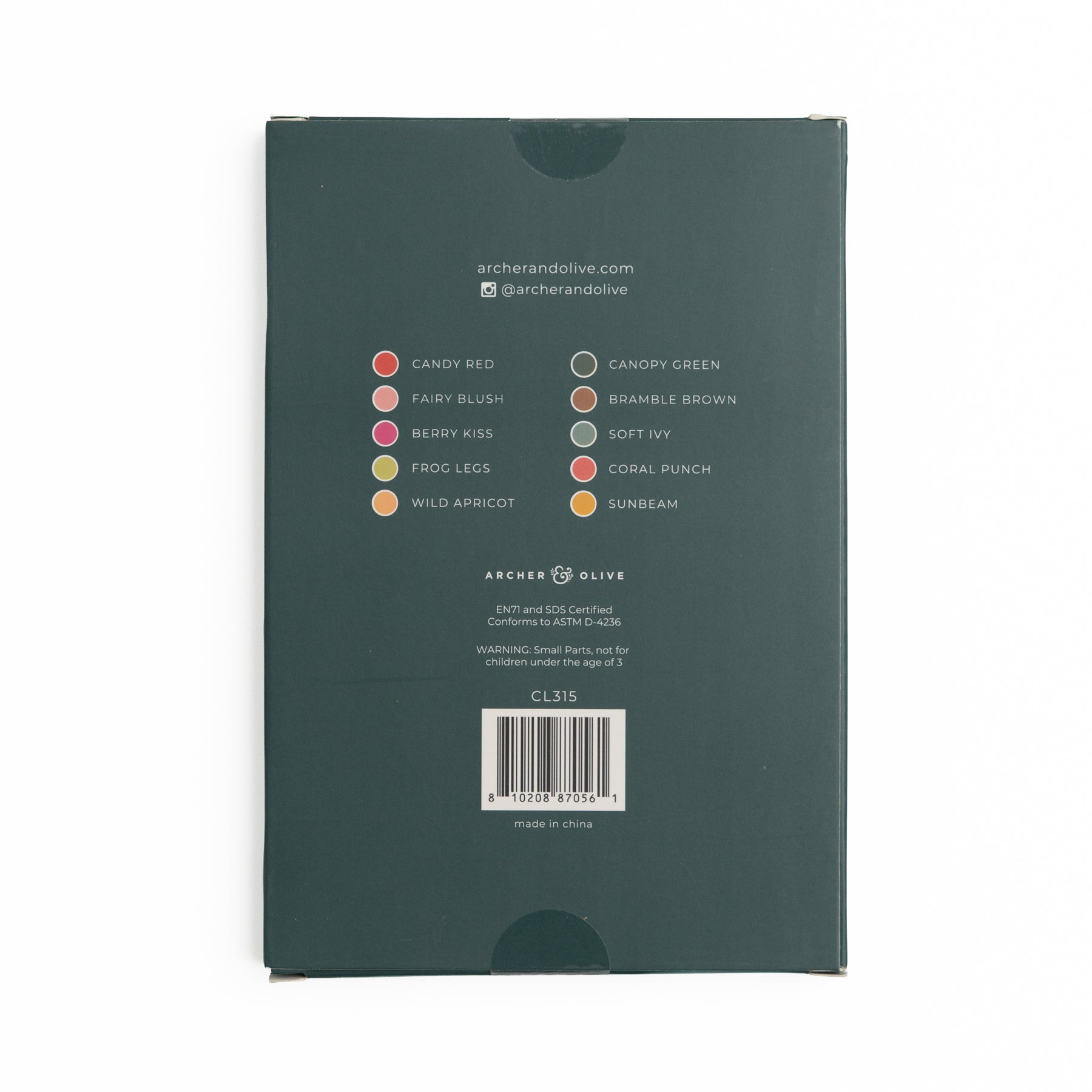 Meadow & Vine Set of 10 Calliograph Pens - Archer and Olive