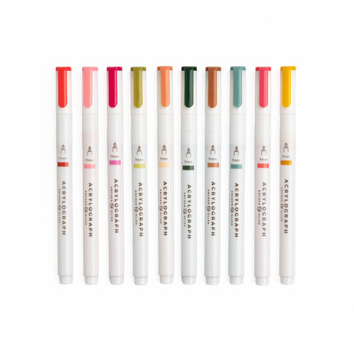 Meadow & Vine Set of 10 Acrylograph Pens - Archer and Olive