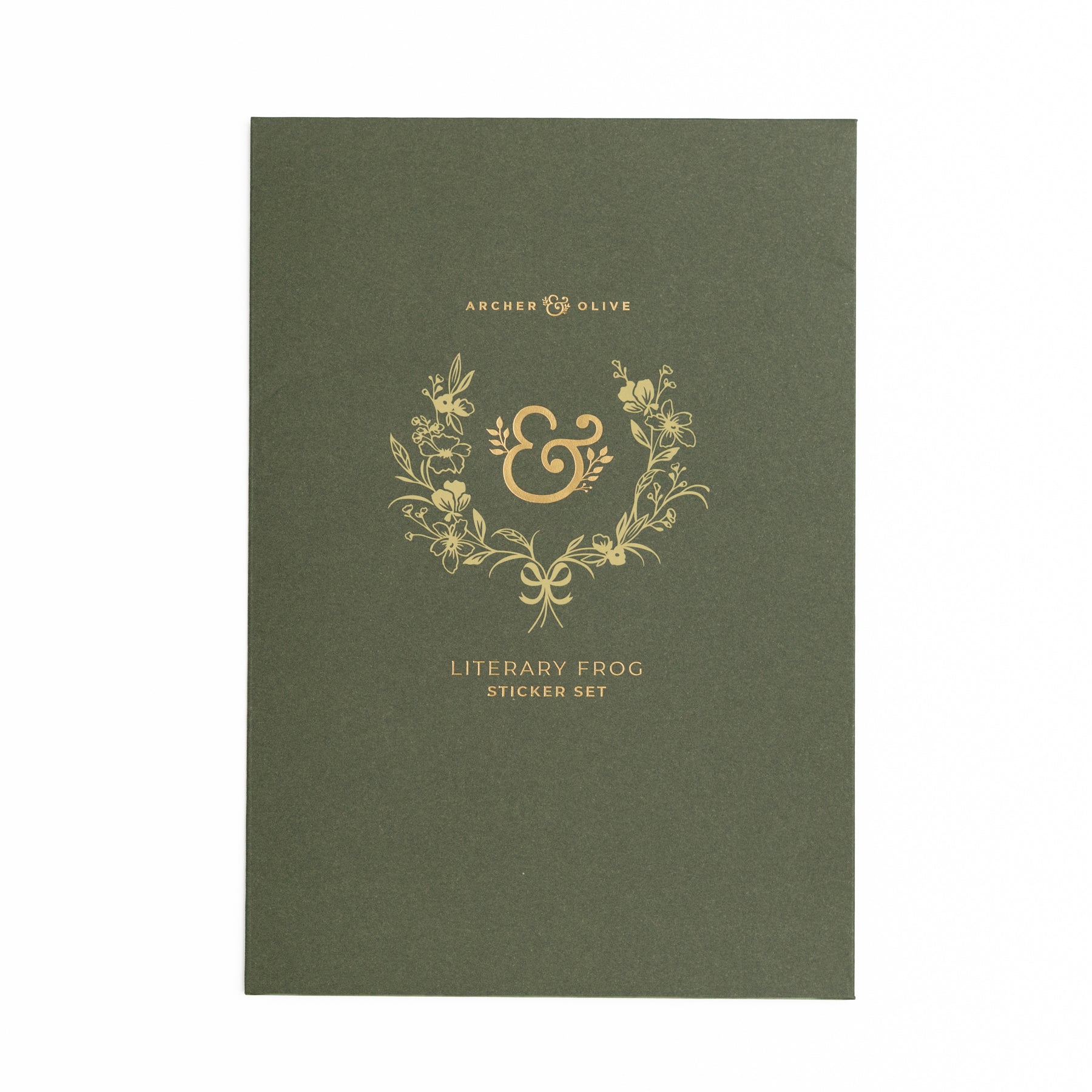 Stickers:  Literary Frog - Archer and Olive