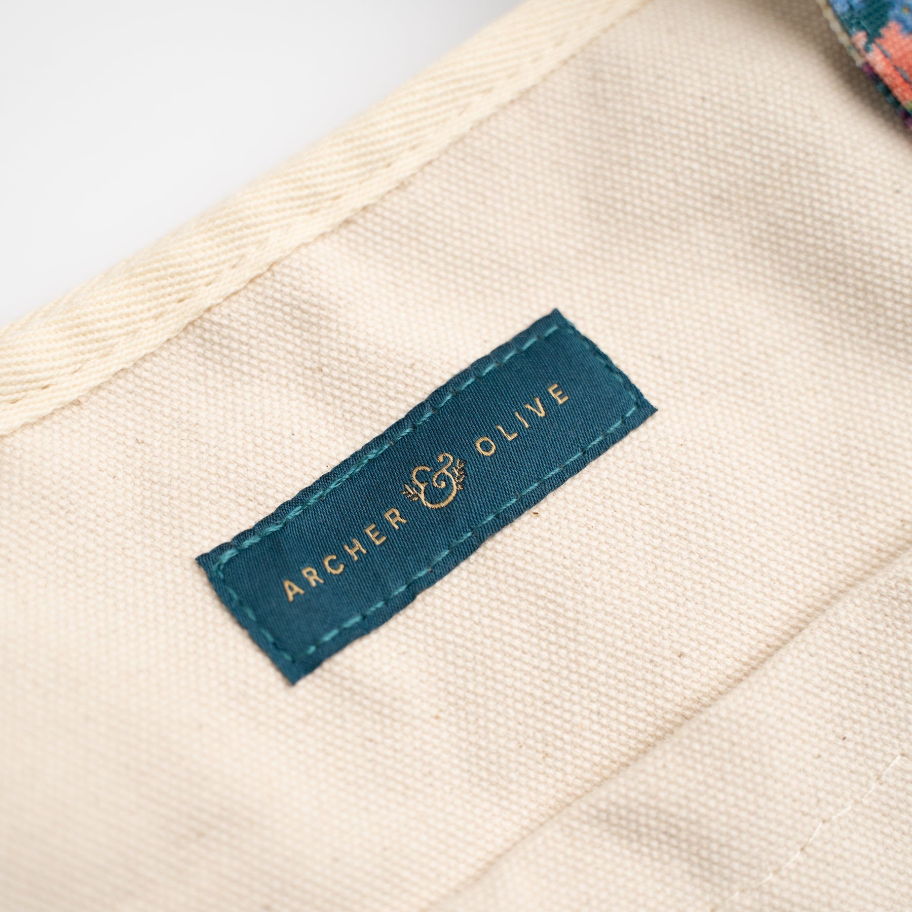 Meadow & Vine Canvas Tote - Archer and Olive
