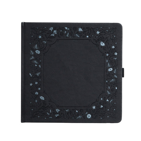 8x8 Dot Grid Notebook: Midnight Floral - Archer and Olive