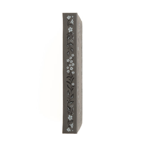 A5 Dot Grid Notebook: Midnight Floral in Gray - Archer and Olive