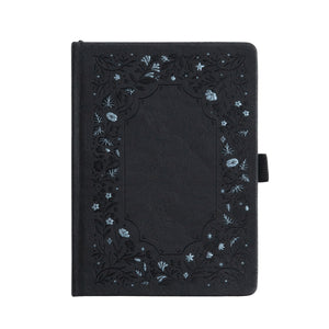 B6 Midnight Floral: Dot Grid Notebook - Archer and Olive