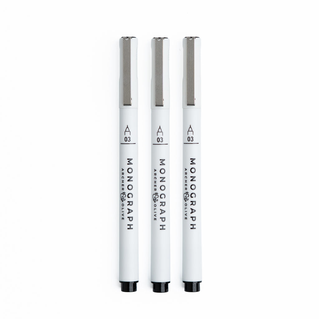 Monograph Pen Sets - Archer and Olive