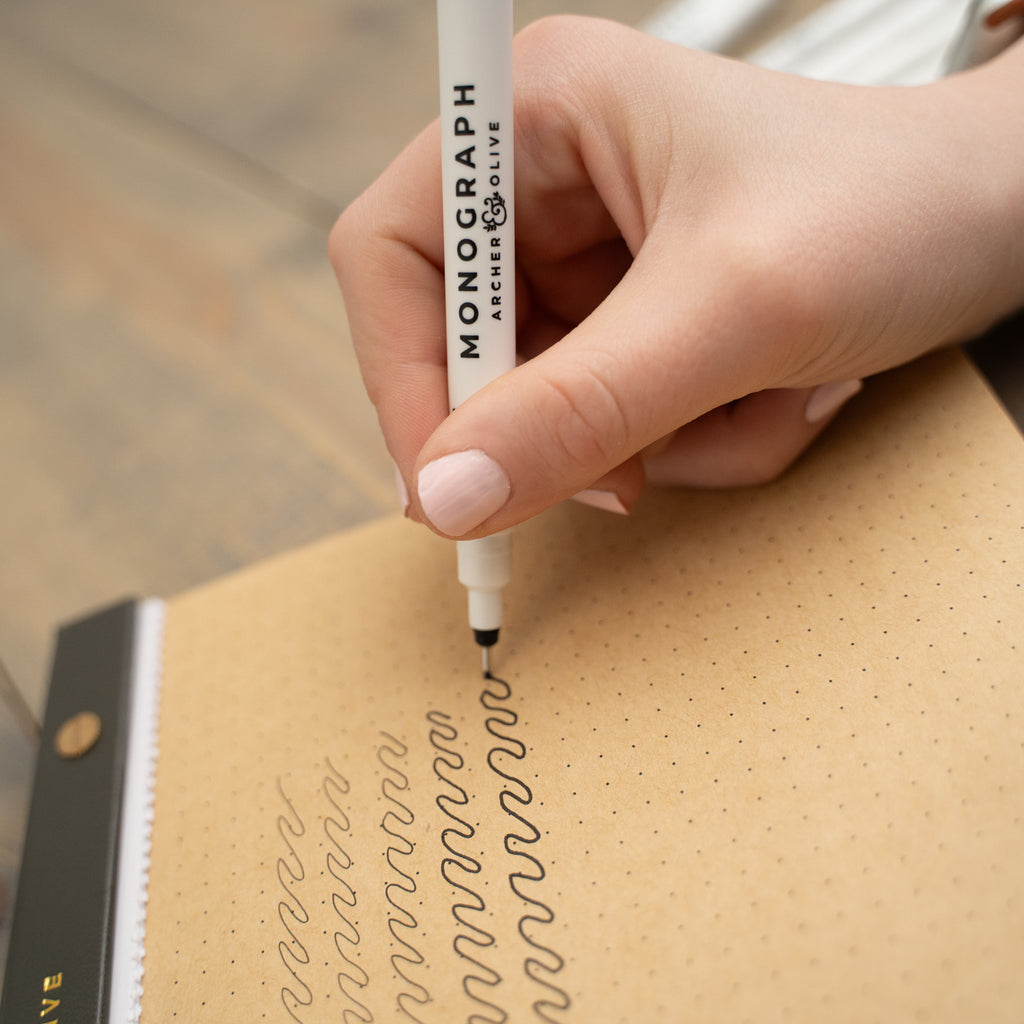 Monograph Pen Sets of 3 - Archer and Olive