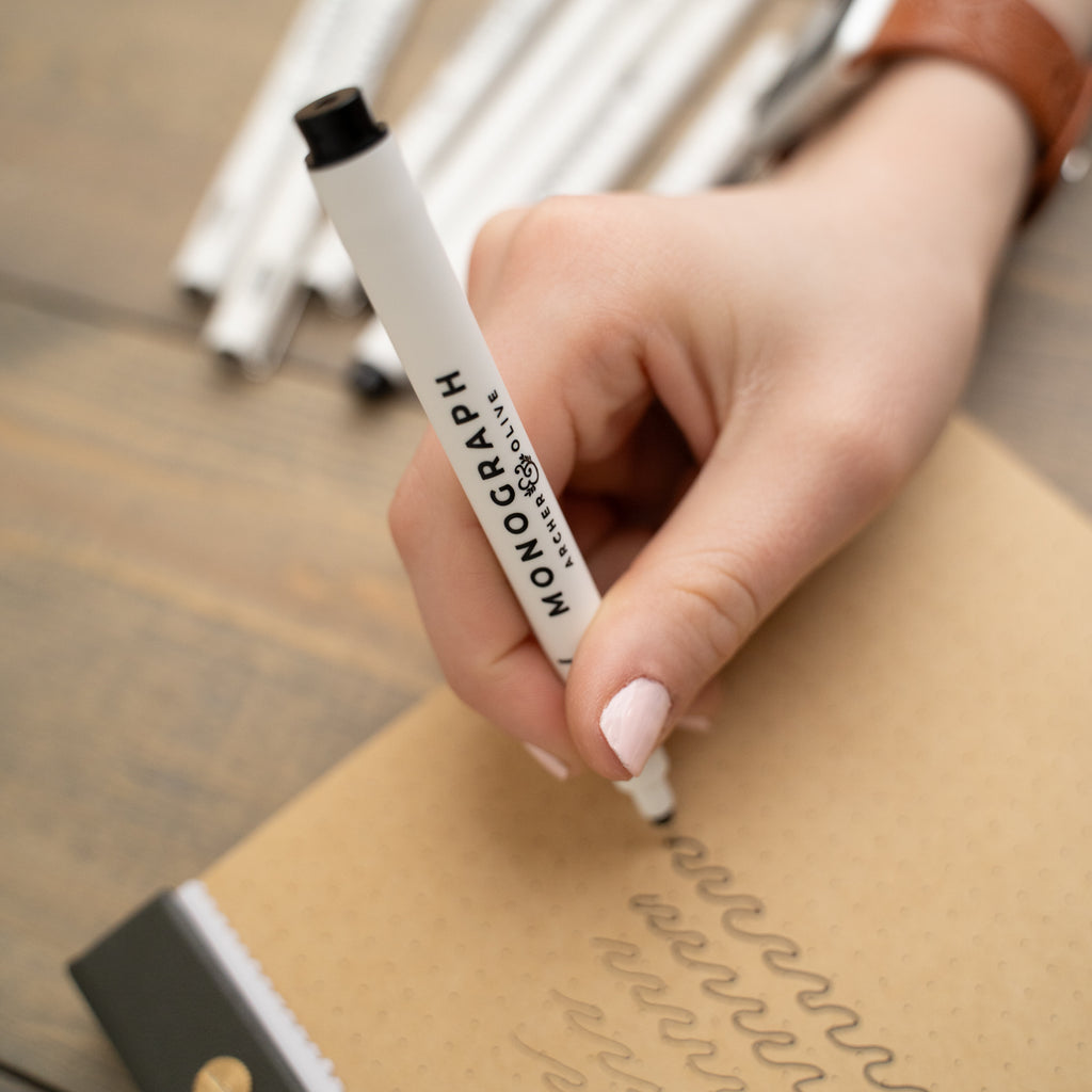 Monograph Pen Sets of 3 - Archer and Olive