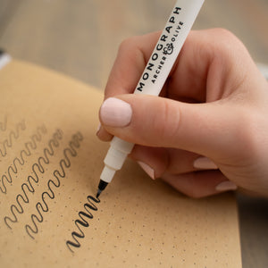 Monograph Brush Pens | Set of 3 - Archer and Olive